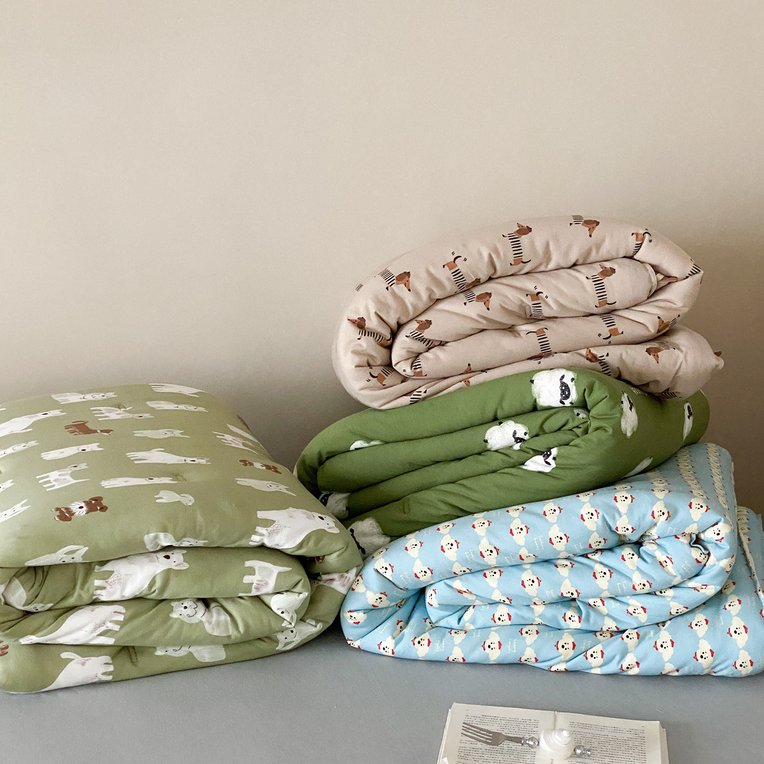 A类母婴级全棉天竺棉夏凉被 纯棉针织棉被单双人春秋空调被可机洗