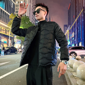 A202/P138控178标90绒棒球领行线羽绒内胆排骨服外套上衣男1图片