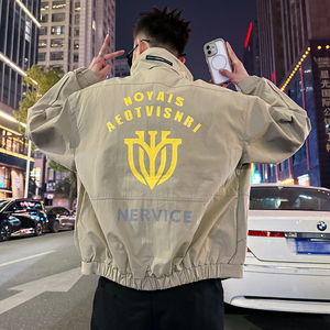 J189/P138控188飞行服印花夹克外套男5图片