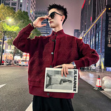 MC170/P120控160开衫毛衣男休闲宽松安哥拉红针织衫加厚高领上衣3,男装针织衫/毛衣,电商A256, MC170/P120控160开衫毛衣男休闲宽松安哥拉红针织衫加厚高领上衣3,男装针织衫/毛衣,电商A256,