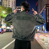 A195/P138控178皮领压条鹿皮绒夹棉外套上衣男2，女装短外套，电商A256
