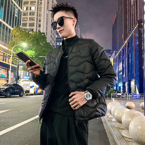 A202/P138控178标90绒棒球领行线羽绒内胆排骨服外套上衣男2图片