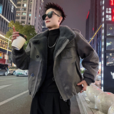 A225/P198控268可立可翻领工装加厚座山雕男3，男装工装外套，电商A256