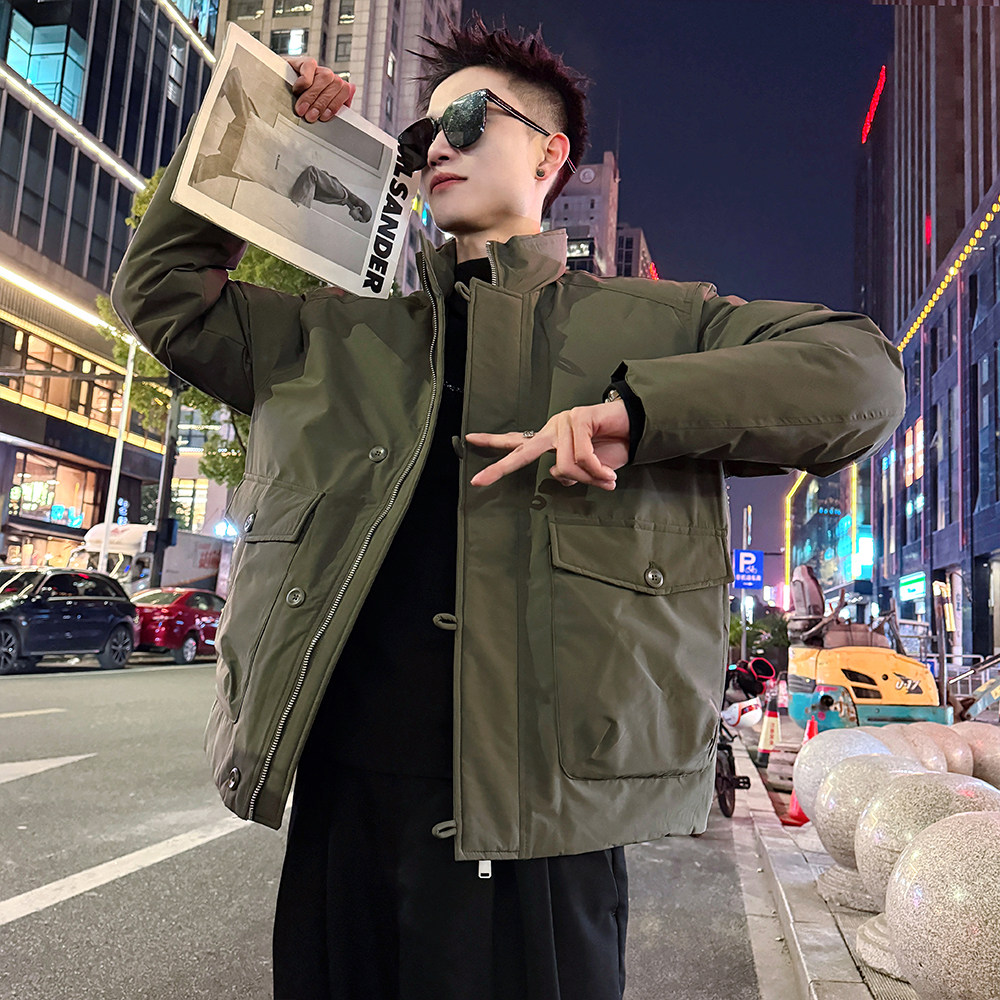 A218/P258控338新中式标90羽绒服男士上衣保暖外套4，男装羽绒服，电商A256