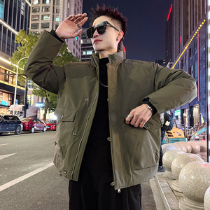 A218/P258控338 新中式标90羽绒服男士上衣保暖外套2图片