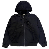 J168/特P148控198假两件拼接带针织帽夹克抽绳小伙酷帅外套男2，男装夹克，电商A256