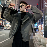 A225/P198控268可立可翻领工装加厚座山雕男4，男装工装外套，电商A256