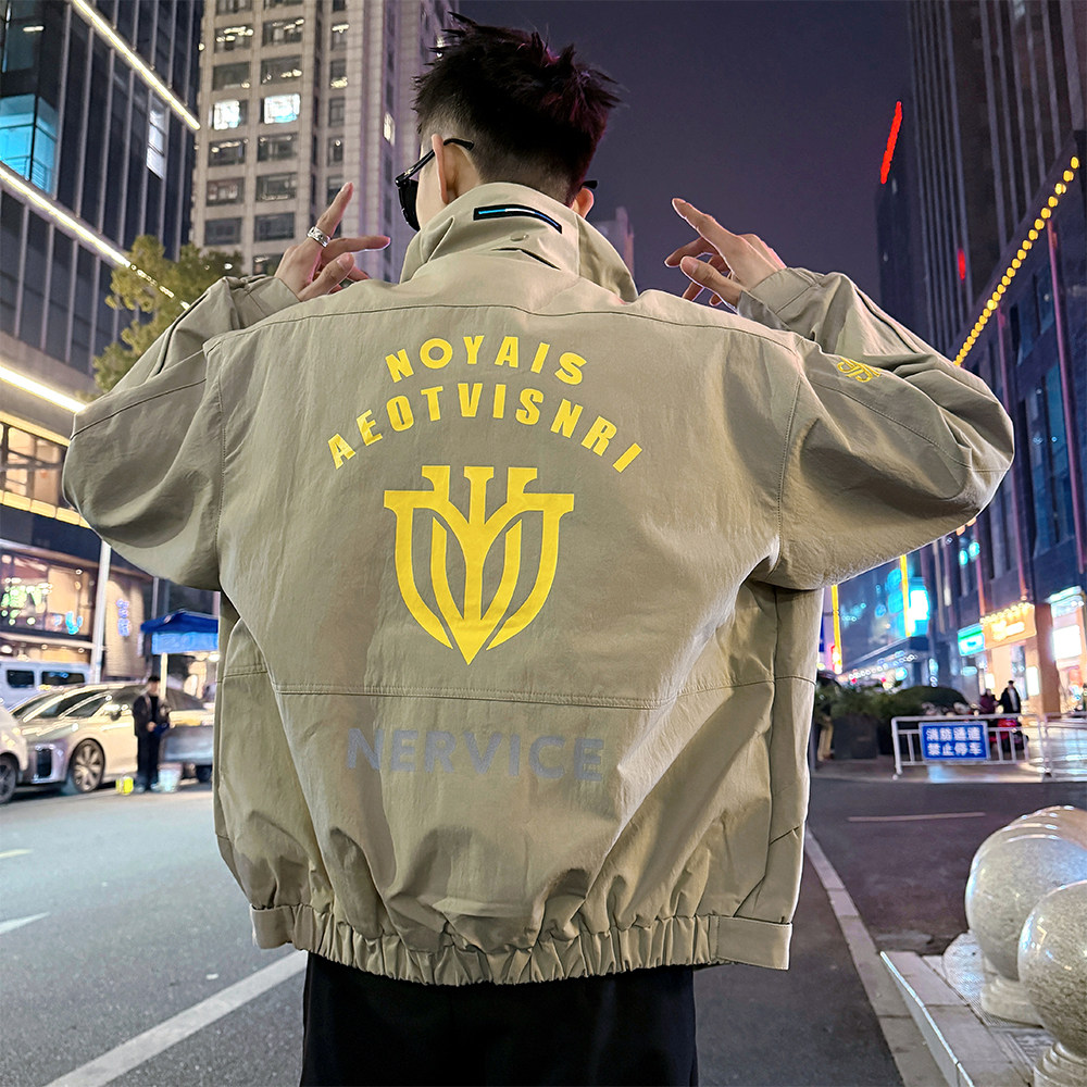 J189/P138控188飞行服印花夹克外套男4，男装夹克，电商A256