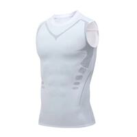 Sports vests, men's quick-drying high-elasticity tight-fitting clothes, fitness clothes, basketball, running, training sleeveless vests, sweat-absorbing T-shirts thumbnail 7
