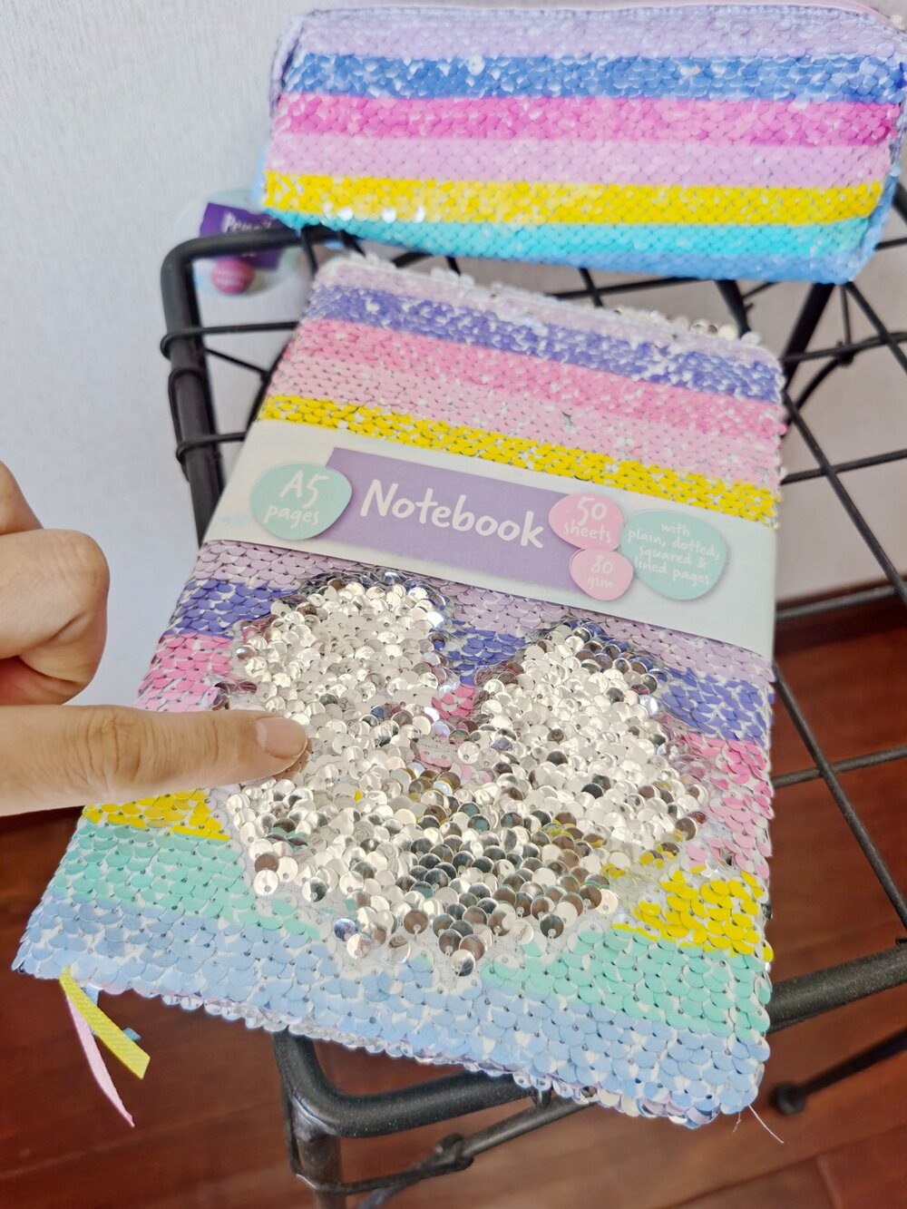 대외 무역 유럽과 미국 규모의 스팽글 펜 가방 노트북 문구 인어 마카롱 소녀와 어린이 메이크업 보관 가방