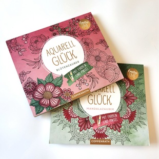 Mandala曼陀罗绘画本 禅绕画成人减压涂色书填色本心理解压疗愈画