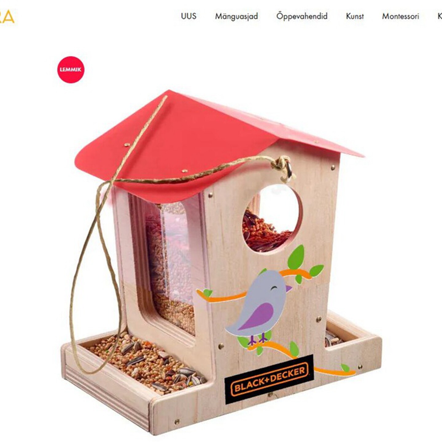 出口美国原装 小鸟房子喂食器木质DIY手工玩具套装儿童益智玩具,玩具/童车/益智/积木/模型,手工制作工具/彩纸/配件,淘宝优惠券,粉丝福利购,淘宝优惠卷