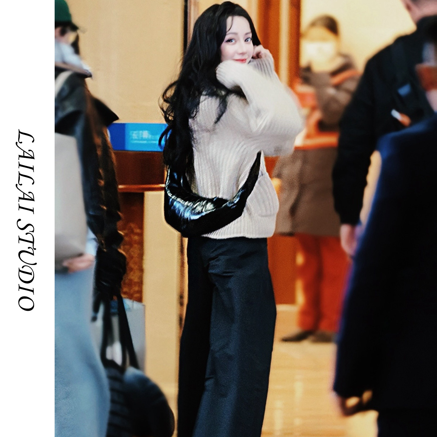 韩版宽松慵懒风拉链针织衫外套