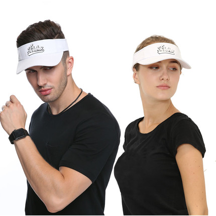 帽子男夏遮阳帽太阳帽女鸭舌帽运动帽登山防晒帽空顶网球帽无顶帽