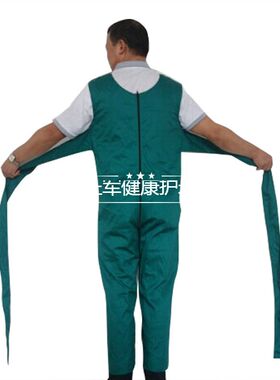 绿色连体约束衣老人院用定制