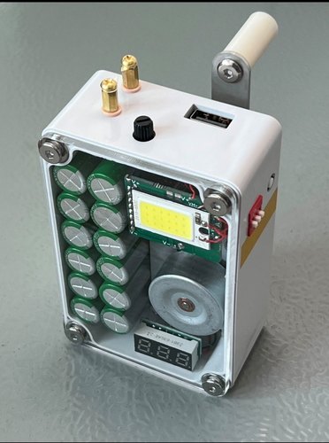 手摇发电机便携照明点火5vUSB充电宝充手机车载户外应急备用求生