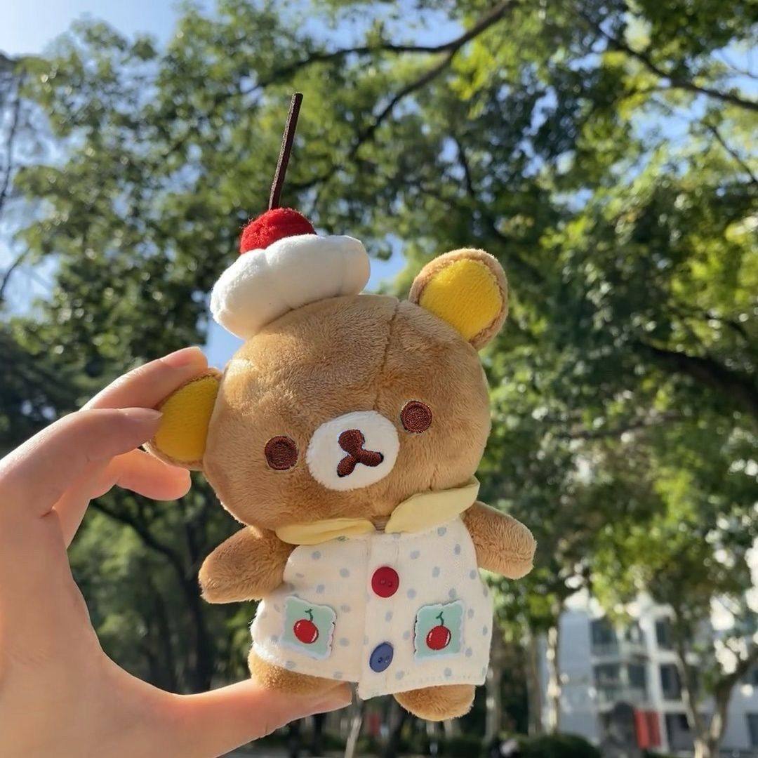 sanx轻松熊甜品师轻松熊闺蜜情侣礼物超萌可爱卡通毛绒玩偶超萌