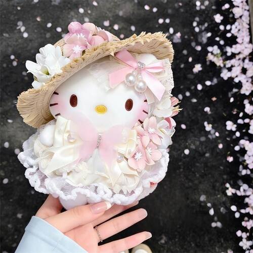 春日樱花KT包挂件汽车钥匙扣玩偶公仔背包挂饰钥匙扣送女生礼物
