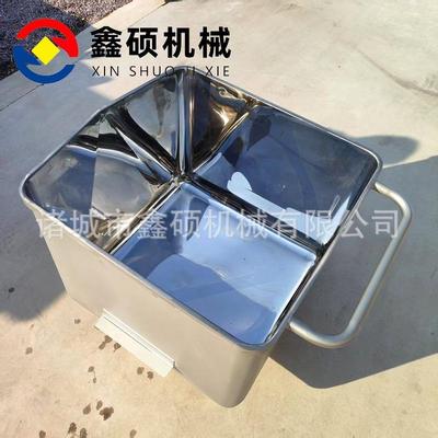 不锈钢加厚板材料斗车食品小料车食品厂用肉馅月饼馅料小推车