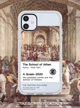原创油画拉斐尔适用iphone11手机壳xr苹果x/xs软壳11promax/7/8p