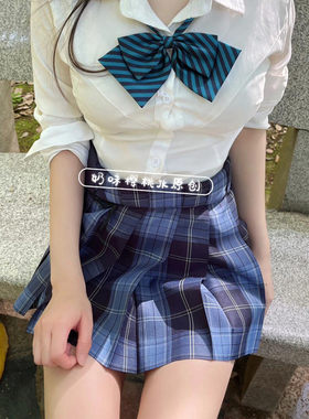 冈梨田学院风jk长袖白衬衫上衣女