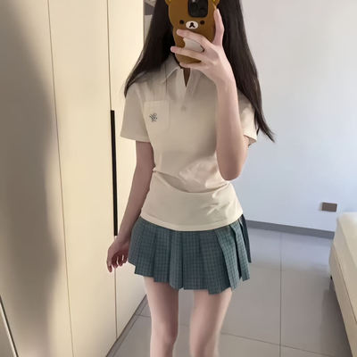 日系校供jk制服百褶裙a字裙短裙