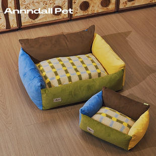 andall狗窝猫窝冬季 通用宠物床 保暖可拆洗四季