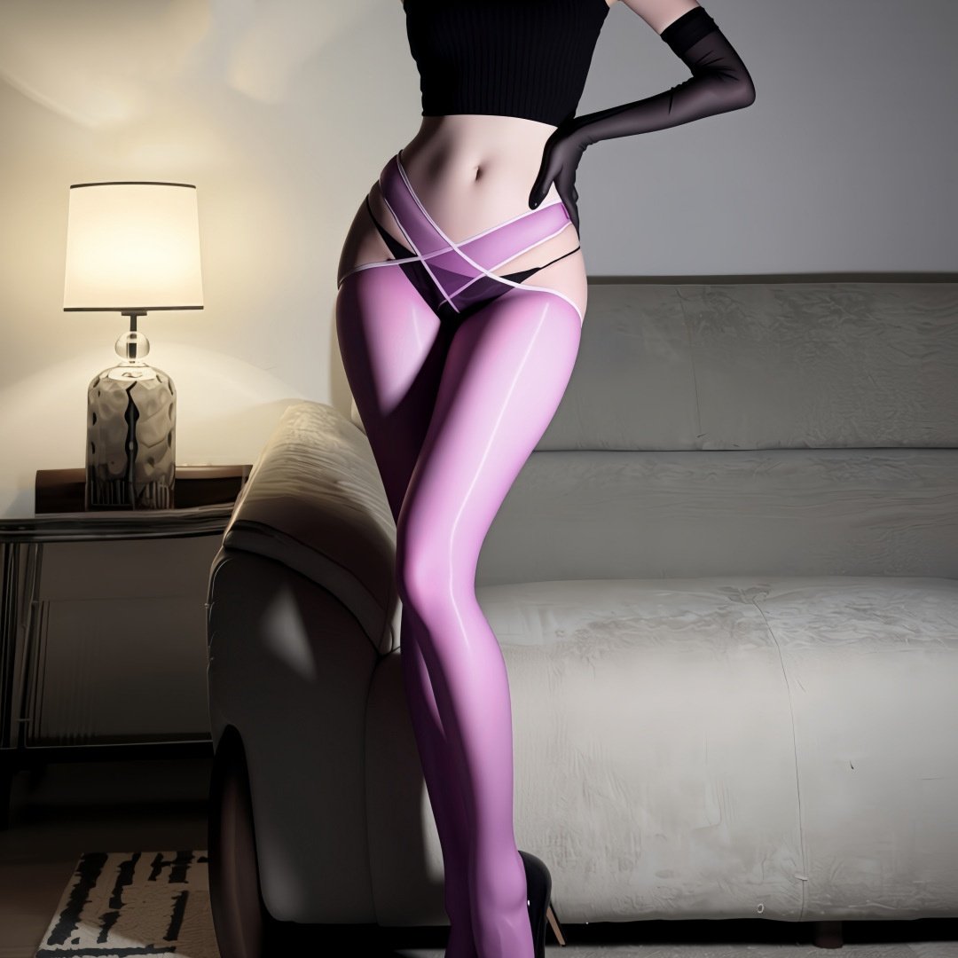 性感风3D极光交叉紫色连裤袜女秋季透明油亮防勾丝,女士内衣/男士内衣/家居服,连裤袜/打底袜,淘宝优惠券,粉丝福利购,淘宝优惠卷