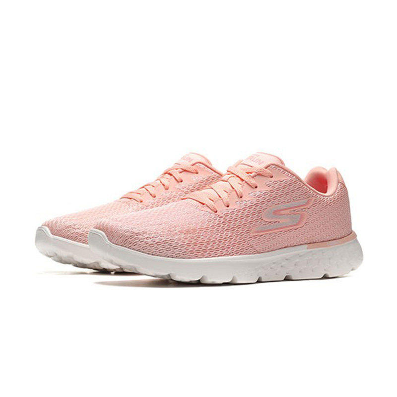 Skechers斯凯奇女鞋春秋新舒适运动鞋橘色健步鞋轻便跑步鞋15292