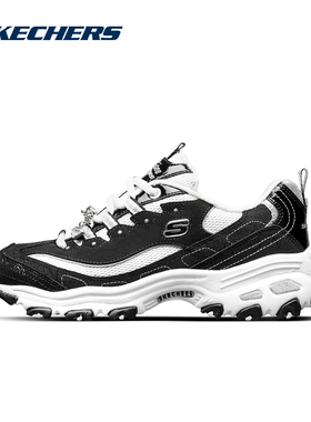 斯凯奇女鞋钻石熊十周年熊猫鞋新款闪钻运动百搭老爹鞋女12241