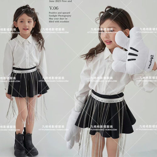 其他女休闲走秀演出服儿童