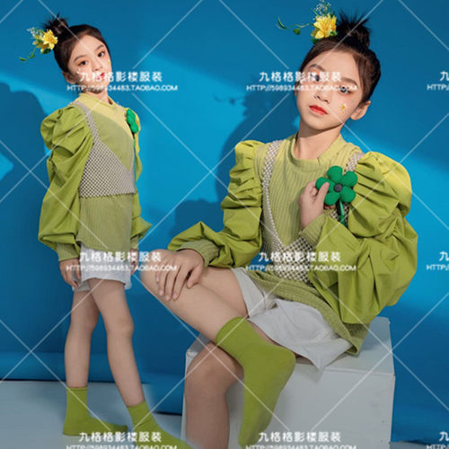 女童大玩家多巴胺演出服儿童服装