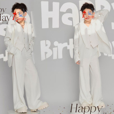 男童西装套装T台大赛儿童演出服