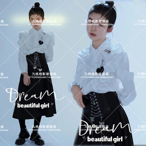 女童舞台走秀小香风儿童演出服