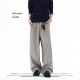 NOFUNNULL 男女秋冬老钱风垂坠感西裤 美式 cleanfit星空毛呢休闲裤