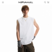 运动背心男女 260g重磅索罗娜凉感速干无袖 NOFUNNULL 粉丝福利