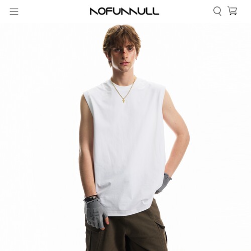 NOFUNNULL260g重磅索罗娜背心夏