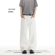 美式 cleanfit白色原牛水洗牛仔裤 春季 NOFUNNULL 男女宽松直筒长裤