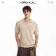t恤 男复古高智正肩海鸥领短袖 NOFUNNULL夏季 冰丝老钱风针织POLO衫
