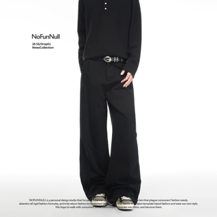 裤 NOFUNNULL 潮 男女Cleanfit解构工装 春季 美式 复古纯棉水洗休闲裤