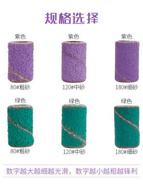 新款美甲砂圈卸甲通用抛光砂布砂轮圈 美甲打磨机用品打磨纱圈