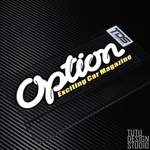 TUTU圖圖車貼 Option 改装车讯 汽车个性贴纸 反光贴 贴花 拉花