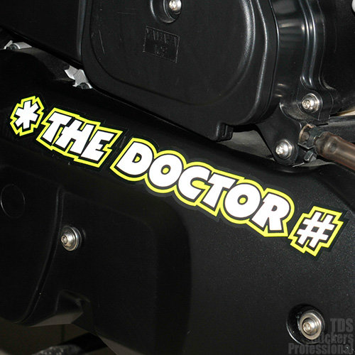 TUTU圖圖車貼-46 罗西医生THEDOCTOR ROSSI 摩托车反光贴