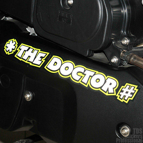 TUTU圖圖車貼-46 罗西医生THEDOCTOR ROSSI 摩托车反光贴