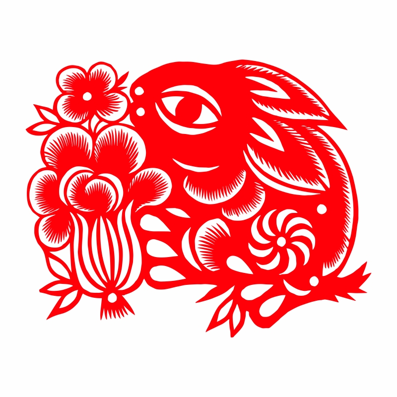 纯手工成品中国风红色窗花剪纸