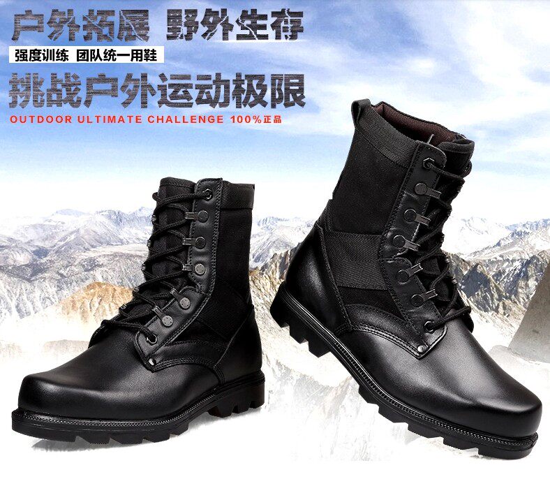 Boots militaires pour homme - amortissement - Ref 1401417 Image 1