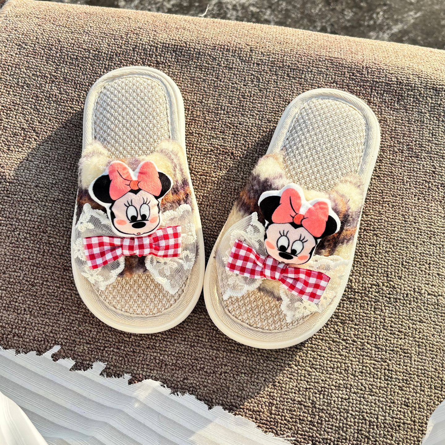 儿童亚麻拖鞋女童2026新款卡通可爱居家防滑女孩四季室内棉麻拖鞋,童鞋/婴儿鞋/亲子鞋,儿童亚麻拖鞋,淘宝优惠券,粉丝福利购,淘宝优惠卷