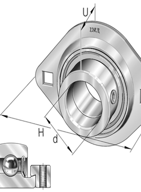 进口INA轴承RATR RATRY RATY RAT 12 15 17 20 25 30 35 40-XL