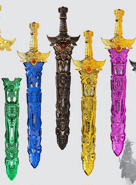 大号长剑铁天王宝剑屠龙刀刀屠龙勇士学生儿童玩具男孩双剑持英雄