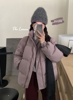 Fanny of Fun韩版立领90白鸭绒羽绒服冬新宽松百搭长加厚保暖外套